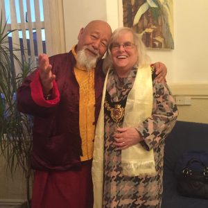 Lama Yeshe Losal Rinpoche Meets The Right Honourable The Lord Mayor of Cardiff