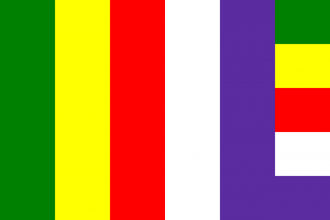 Picture of The international Buddhist Flag