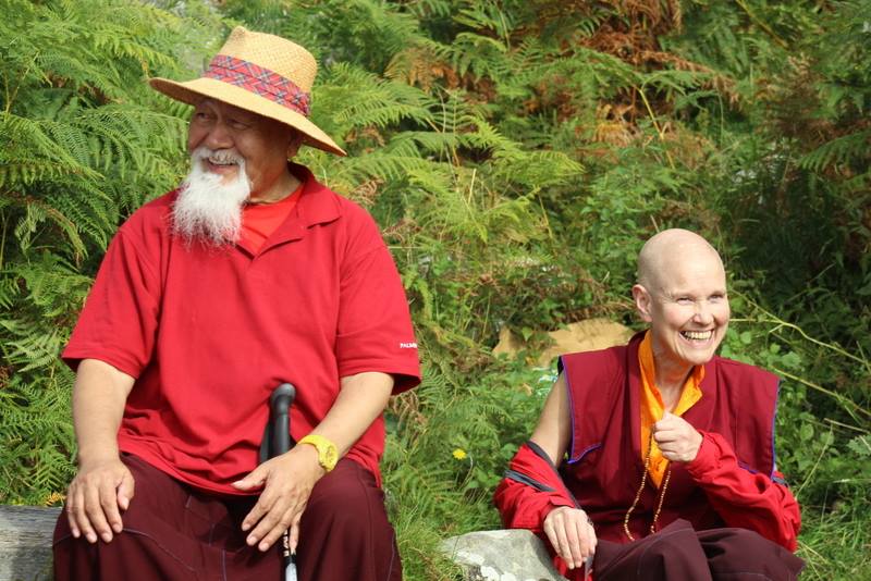 Lama Yeshe Rinpoche and Ani Lhamo